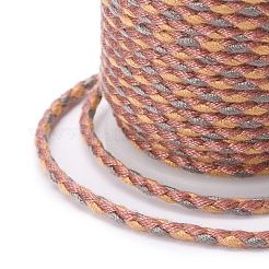 Cordón de polialgodón de 4 cabo con hilo metálico&nbsp;OCOR-Z003-D03