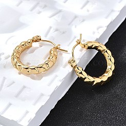 Boucles d'oreilles créoles en acier inoxydable 304 pour femmes&nbsp;EJEW-L296-071G