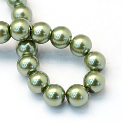 Cuire de la peinture en verre perles brins&nbsp;X-HY-Q003-3mm-49