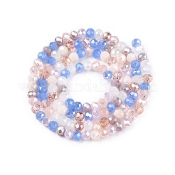 Chapelets de perles en verre électroplaqué&nbsp;GLAA-T023-B16-05