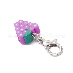 Décorations pendentif en pâte polymère à la main&nbsp;HJEW-JM04027-01