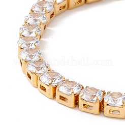 Bracelet de tennis classique en zircone cubique&nbsp;BJEW-G639-01B-G