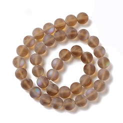 Chapelets de perles en pierre de lune synthétique&nbsp;G-E573-01C-07