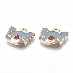 Encantos de esmalte de aleación chapados en oro claro&nbsp;X-ENAM-T009-79A-RS