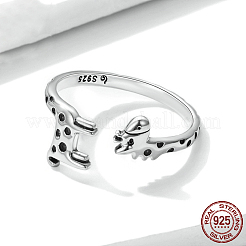 Giraffe 925 verstellbare Manschettenringe aus Sterlingsilber für Damen&nbsp;FS-WG500B7-01