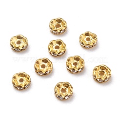 Eisenkristall-Strass-Abstandshalterperlen&nbsp;RB-A007-6MM-G