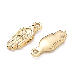 Colgantes de acero inoxidable 304 con engastes de rhinestone&nbsp;SA-CBA3037-18G
