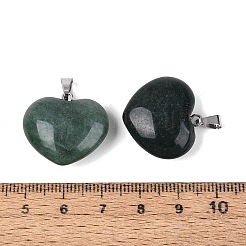 Colgantes naturales aventurina verde&nbsp;G-N362-05P-06