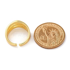 Bagues cubiques en laiton plaqué pour femmes&nbsp;RJEW-M028-24G