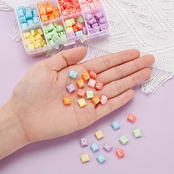 240 Stück 8 Farben undurchsichtige Acryl-Mehrstrang-Glieder&nbsp;MACR-YW0001-45