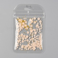 Clou cabochons en plastique fleur&nbsp;MRMJ-I001-03G