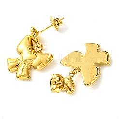 Boucles d'oreilles pendantes en acier inoxydable 304 avec placage ionique (IP)&nbsp;EJEW-Z038-08G