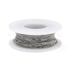 Cadenas de bordillo de acero inoxidable 304 resistentes al deslustre&nbsp;CHS-D033-02P-02