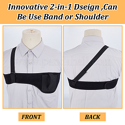 Étui à pistolet en caoutchouc synthétique et polyester pour l'épaule et l'aisselle&nbsp;AJEW-WH0596-090A