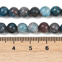 Runde natürliche Apatit Perlen Stränge&nbsp;G-K068-02-6mm-01