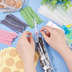 DIY 300 Stück 3 Größen OPP Zellophan-Verpackungsbeutel&nbsp;DIY-OC0010-27