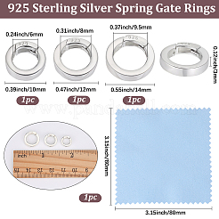 925 anello a molla in argento sterling&nbsp;STER-BBC0009-23