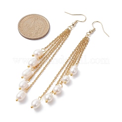 Boucles d'oreilles perles naturelles&nbsp;EJEW-JE05413-01