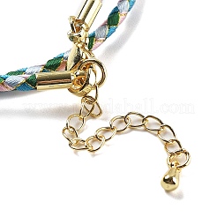Creazione di collane intrecciate con cordino in poliestere&nbsp;MAK-L043-03G-19