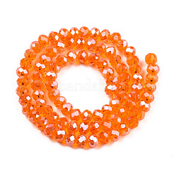 FilI di perline in vetro placcato&nbsp;LS-EGLA-A034-T6mm-A23