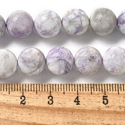 Natürliche lila türkisfarbene Perlenstränge&nbsp;G-L595-C04-03