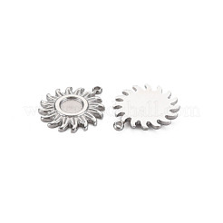 Pendentifs en acier inoxydable 304 avec monture en émail&nbsp;STAS-N097-145P
