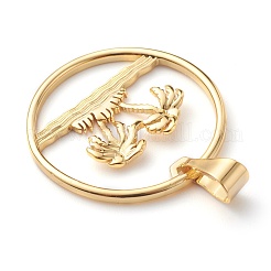 Messing Anhänger & Charms&nbsp;KK-Z010-24G