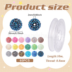 DIY-Sets zur Herstellung von Armbändern mit runden&nbsp;DIY-ME0001-21