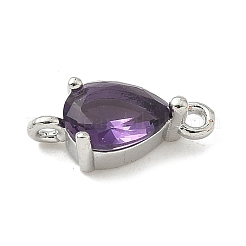 Verbindungsanhänger aus Messing mit kubischem Zirkonia-Pavé&nbsp;KK-Z120-31P-05