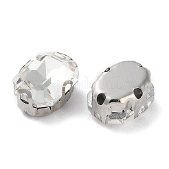 Rectangle cousu sur strass&nbsp;RGLA-L028-05B-01