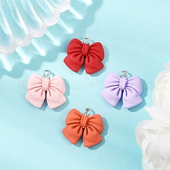 8 pièces 4 couleurs pendentifs en résine&nbsp;RESI-FP0001-46