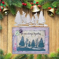 Plantillas de troqueles de corte de acero al carbono de árbol de Navidad&nbsp;DIY-R079-053