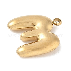 Pendentifs initiaux en acier inoxydable 304&nbsp;STAS-S186-12M-G