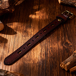 Armbänder aus Rindslederkordel für Damen und Herren&nbsp;BJEW-WH20007-15A