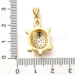 Colgante micropavé cubic zirconia de latón&nbsp;KK-G519-18G-04