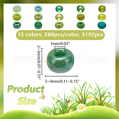 Perline di vetro rotonde da 180 g&nbsp;SEED-AR0001-19