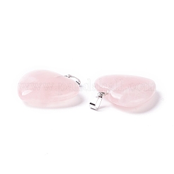 Ciondoli quazo rosa naturale&nbsp;G-G956-B53-FF
