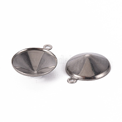 Pendentif en acier inoxydable 201 anti-ternissement avec monture en strass&nbsp;X-STAS-Q239-017A