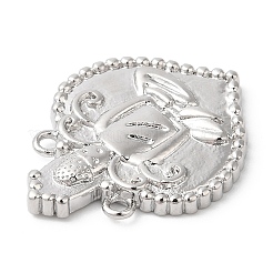 Pendentifs en laiton de placage de rack écologiques&nbsp;KK-R143-18P