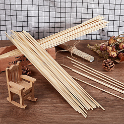Bâtons de bambou ronds&nbsp;WOOD-WH0030-83E