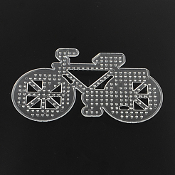 Fahrrad abc Kunststoff pegboards für 5x5mm Heimwerker Fuse beads verwendet&nbsp;X-DIY-Q009-47
