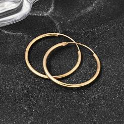 Orecchini a cerchio in ottone&nbsp;EJEW-G474-01G-04