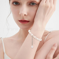 30 Stück 3 Stile S925 Sterling Silber Perlen&nbsp;STER-BBC0008-49