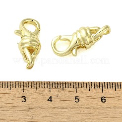 Messing  Karabinerverschlüsse Spangen&nbsp;KK-B089-26G