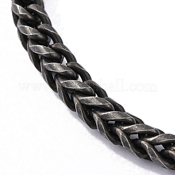 Bracelets à chaîne en acier inoxydable 304 résistant au ternissement&nbsp;BJEW-L631-42B