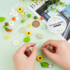 DIY-Set zur Herstellung von Blumen- und Blattarmbändern&nbsp;DIY-PH0009-33