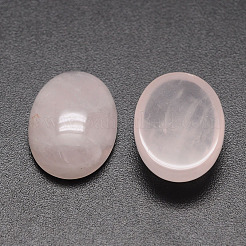 Oval natürlichen Rosenquarz Cabochon&nbsp;G-K020-30x22mm-07