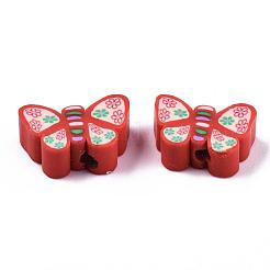 Handgemachten Polymer Clay Perlen Schmetterling&nbsp;X-CLAY-Q211-03