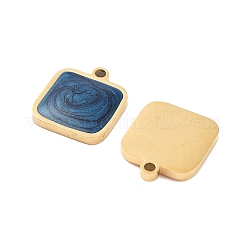 Placcatura ionica (ip) 304 ciondoli in acciaio inossidabile smaltati&nbsp;STAS-Z078-22G