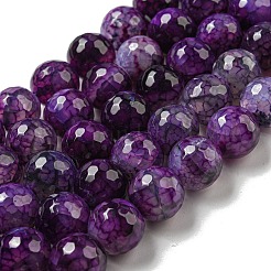 Le vene sfaccettate del drago naturale agatano i branelli dei branelli&nbsp;G-F447-12mm-P09